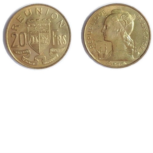 Reunion 20 francs 1961