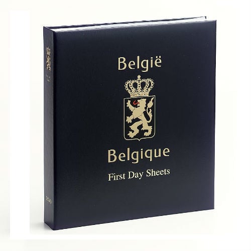 Davo België First Sheetd luxe postzegelalbum met cassette