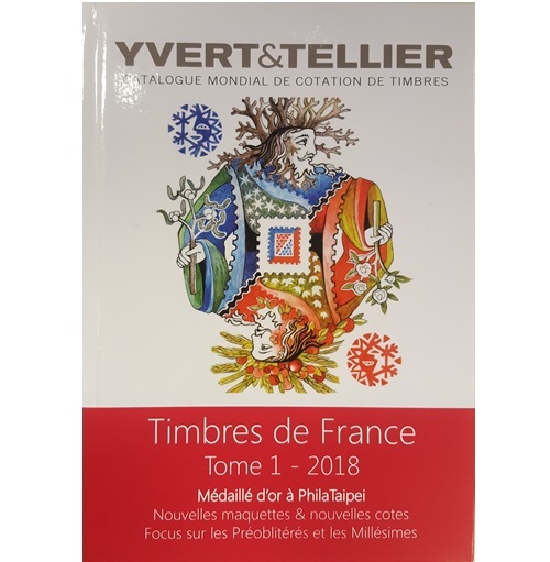 Yvert en Tellier Frankrijk postzegelcatalogus 2018 Tome I