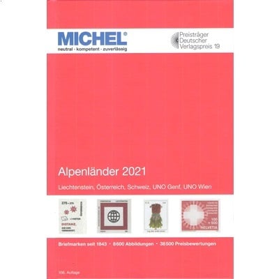 Michel Postzegelcatalogus Alpen Landen 2021
