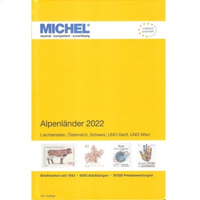 Michel Postzegelcatalogus Alpen Landen 2022