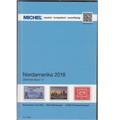 Michel postzegelcatalogus Noord Amerika 2018