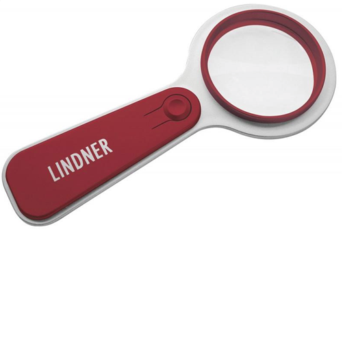 Lindner S198 Loupe met LED verlichting Rood