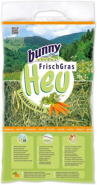 actieprijs Bunny Nature Vers Gras Hooi Met Wortel 500 gram