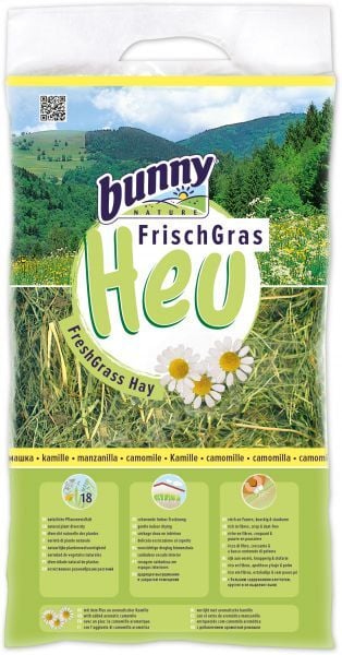 actieprijs Bunny Nature Vers Gras Hooi Met Kamille 500 gram