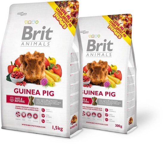 actieprijs Brit animals guinea pig 1,5kg + 300 gram gratis