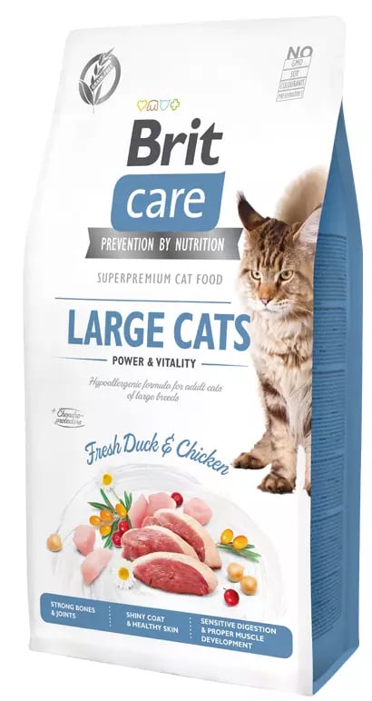 Brit care cat graanvrij Large cats Power & Vitality 7 kg