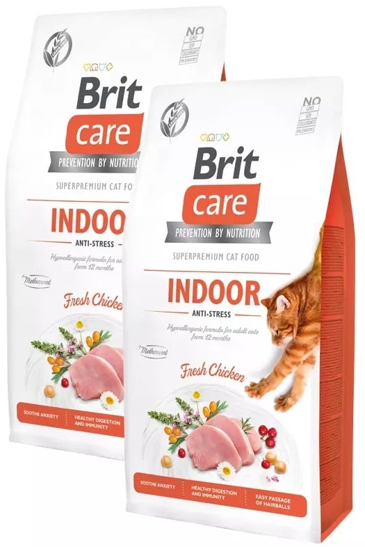 Brit Care Cat Grain-Free Indoor Anti-Stress 2x7kg