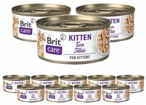 Brit care kitten tonijn 12x70 gram