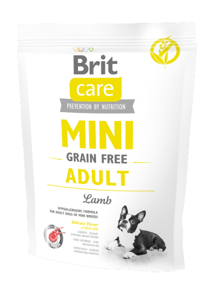 Brit Care Mini Grain Free Adult Lamb 400 gram