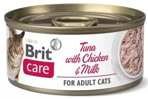 Brit care tonijn met kip adult 70 gram