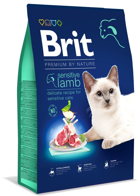 Brit Premium by Nature Cat - Sensitive Lamb 8 kg