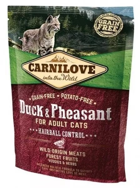 actieprijs a merk Carnilove eend&fazant graanvrij 70% vlees 400 gr probeerverpakking