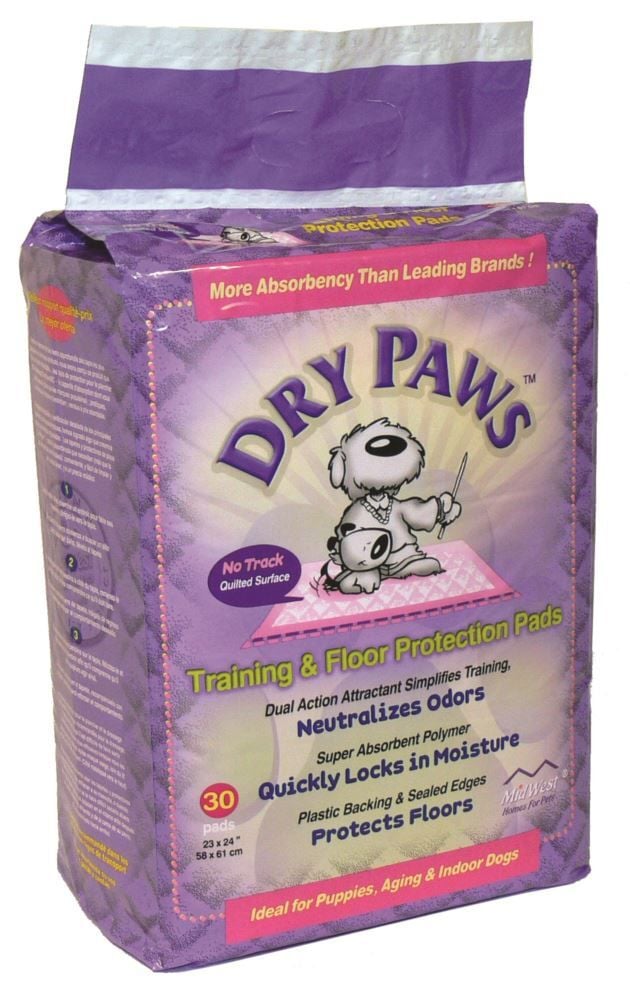 Puppy Pads Dry Paws voor puppies 30 stuks