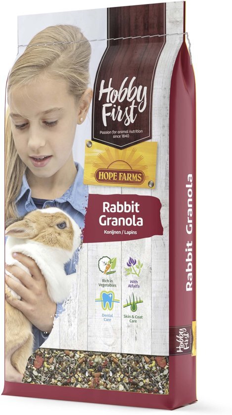 Hobbyfirst Hope Farms Rabbit Granola Konijnenvoer 10 kg