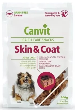 Nutrican/Canvit hondensnack Skin&Coat 200 gram