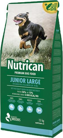NutriCan Junior Large 15+2kg gratis met haringolie + bonus