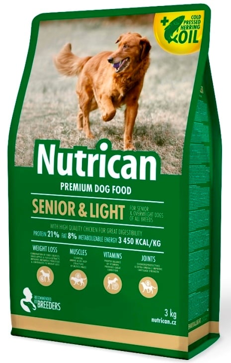 NutriCan Senior & Light 3 kg met haringolie