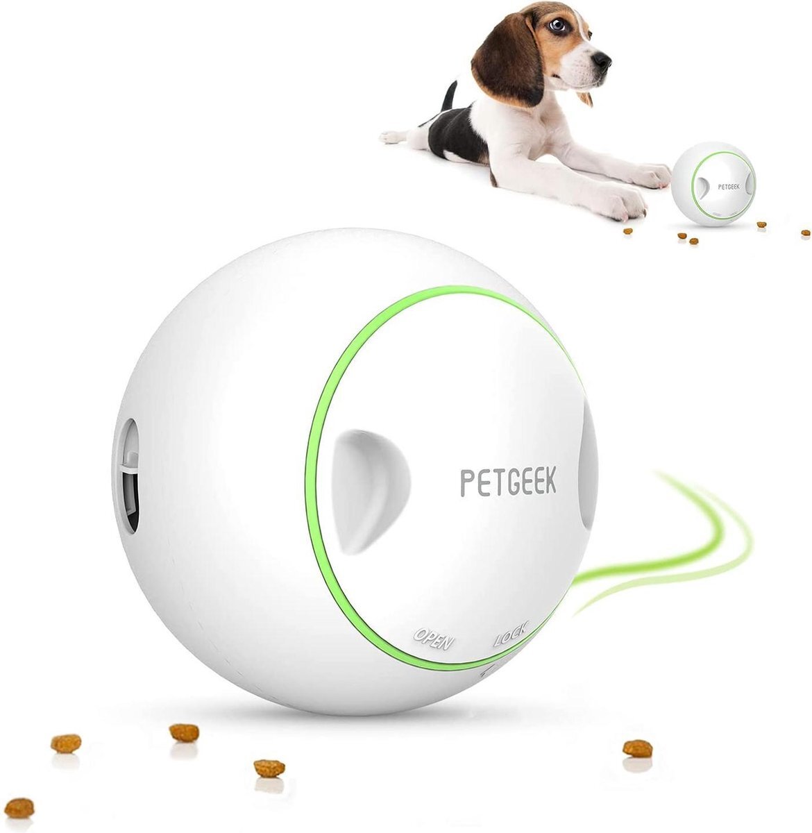 aanbieding Petgeek Foodie Orb - Honden Speelgoed bal - Puppy speelgoed - Hondenspeeltje - honden speelgoed - snuffelmat hond - honden speelgoed intelligentie