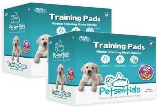 aanbieding Petsentials puppy training pads 2 x 105 stuks