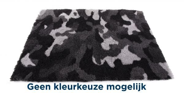 Vetbed Camouflage Grijs 100x75cm