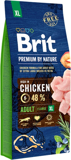BRIT premium by nature adult XL 48% kip! 15kg