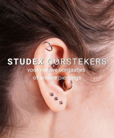 Studex System75 oorstekers voor oorgaatjes zetten bij Valentine Juwelier