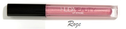 Lipstick gloss Hudabeauty glossy roze