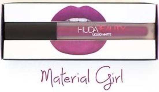 Lipstick gloss Hudabeauty matte paars