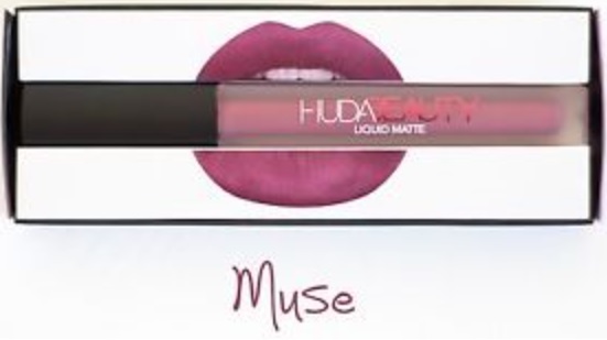 Lipstick gloss Hudabeauty matte rozepaars