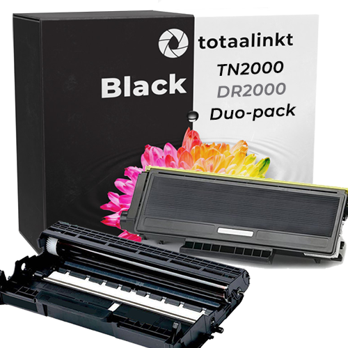 Duo-pack cartridges voor Brother HL-2032 | DR2000