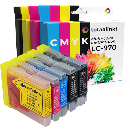 Inktcartridge voor Brother Fax-1360 | 5-pack multi-color