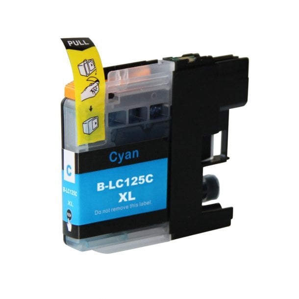 Inktcartridge voor Brother LC-125XLC- | Blauw