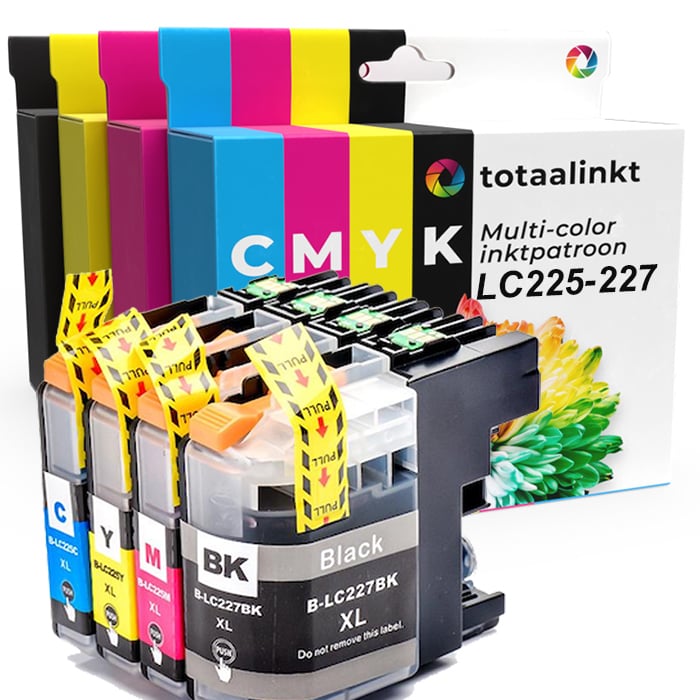 Inktcartridge voor Brother LC-227XLVALBP | 4-pack multi-color