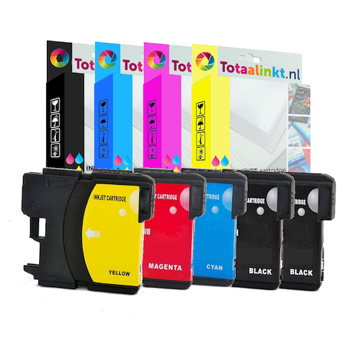 Inktcartridge voor Brother MFC-255CW | 5-pack multi-color