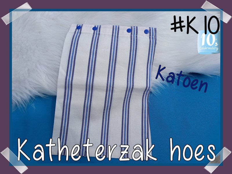 Katoenen Katheter Zak Hoezen Kant en klaar product #K10