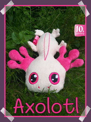 Axolotl Knuffel !! ALLEEN IN OPDRACHT !!