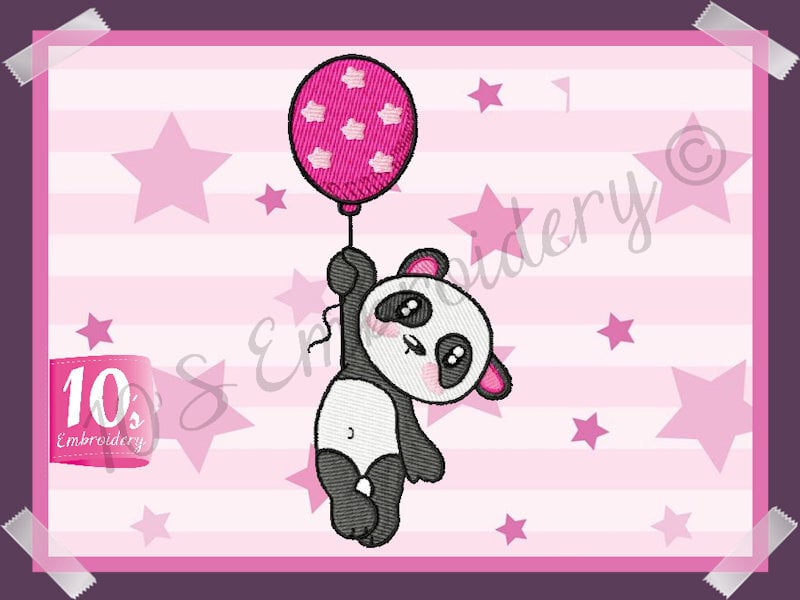 Pattern Balloon Panda