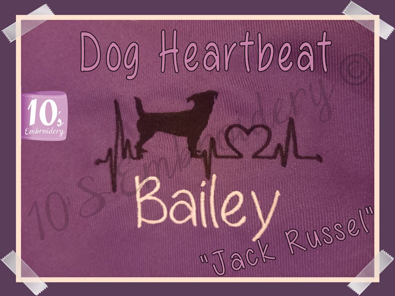 Pattern Heartbeat Bull Mastiff