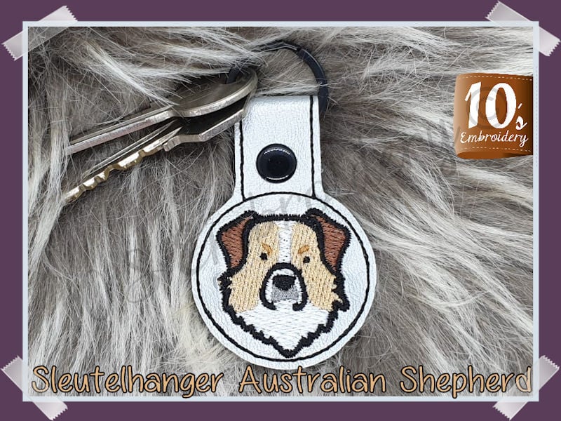 Doggie Keychain Australian Shepherd