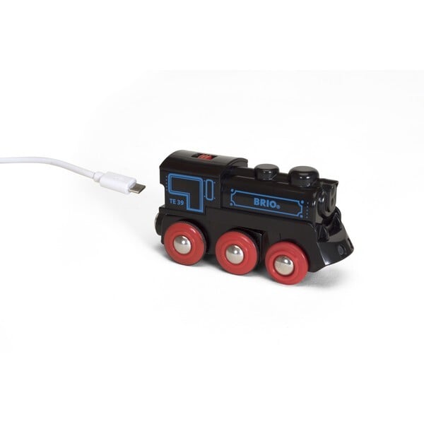 BRIO Oplaadbare locomotief met mini USB-kabel