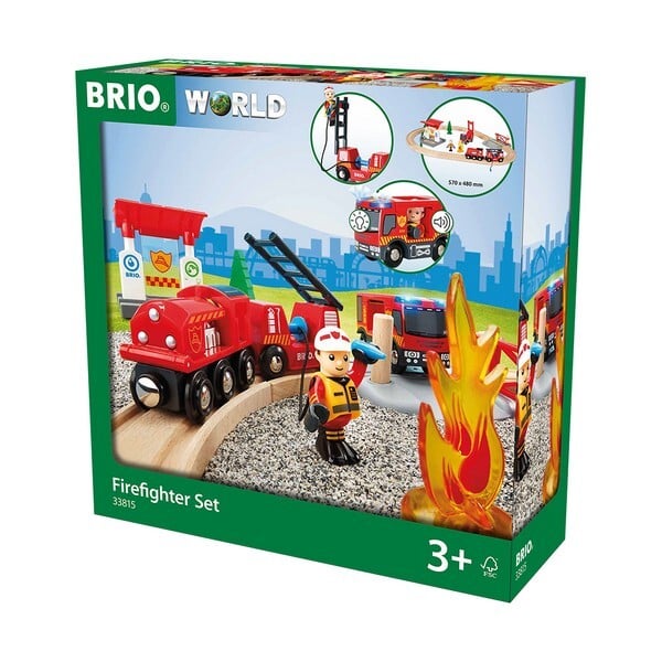 BRIO Treinset bij de brandweer