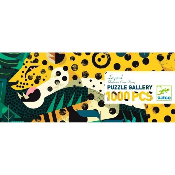 Djeco Puzzel met Poster Leopard