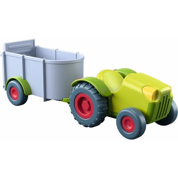 Little Friends Poppenhuis Voertuig Tractor met Aanhangwagen
